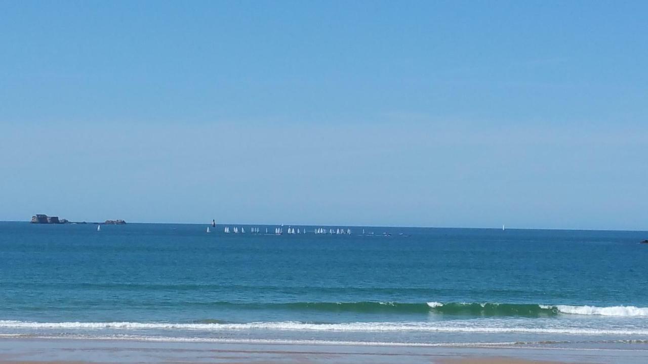 Bel Appartement St Malo Avec Jardin A 2 Pas De La Plage Sillon Saint-Malo Exterior foto